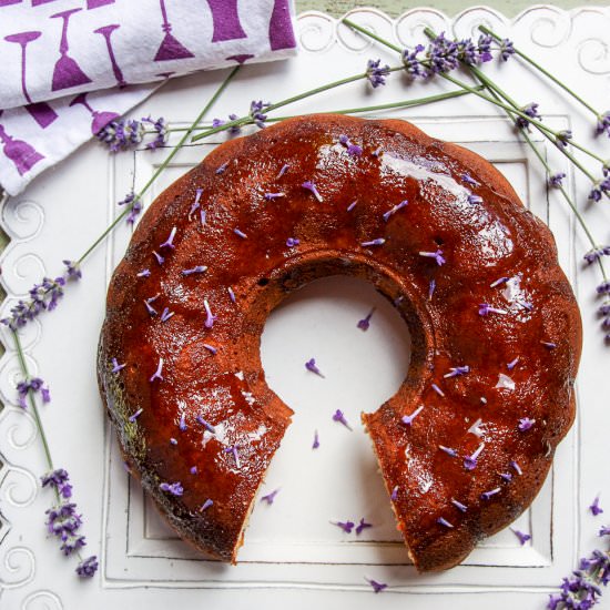 Lavender Yogurt Cake