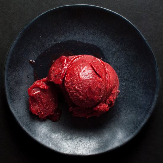 Strawberry Habanero Sorbet