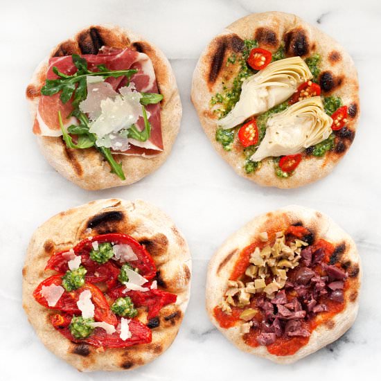 Grilled Antipasti Flatbreads
