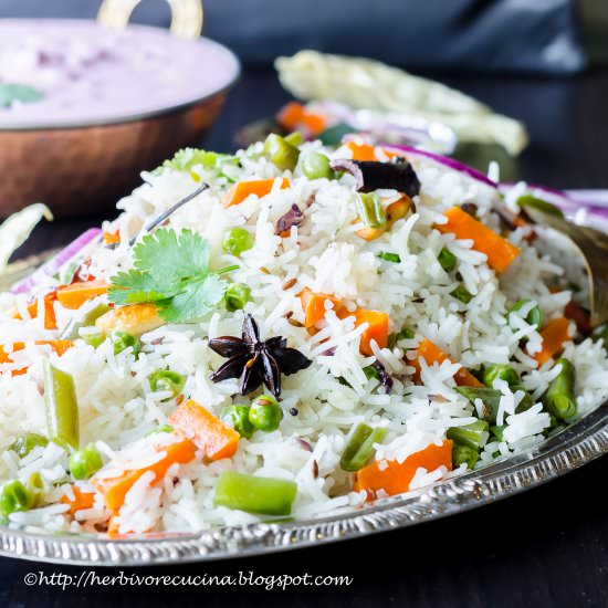 Gujarati White Pulao