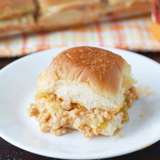 Buffalo Ranch Chicken Sliders