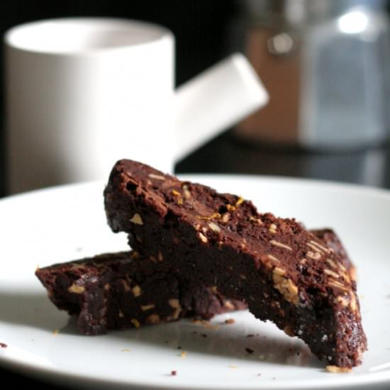 Chocolate Orange and Almond Biscotti