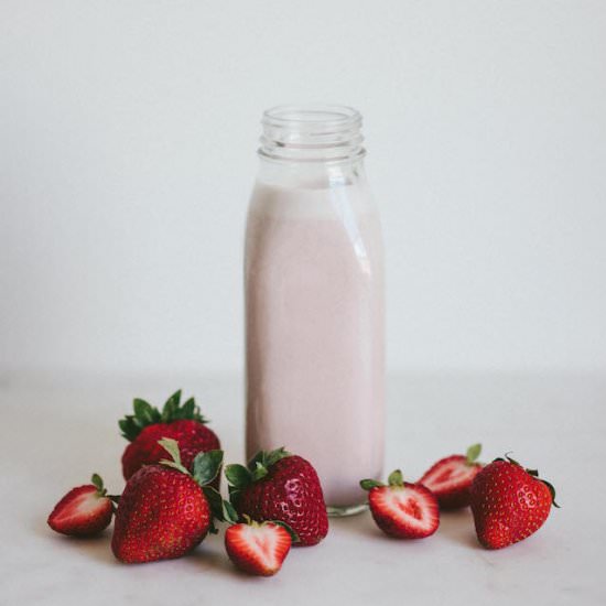 Strawberry Almond Milk