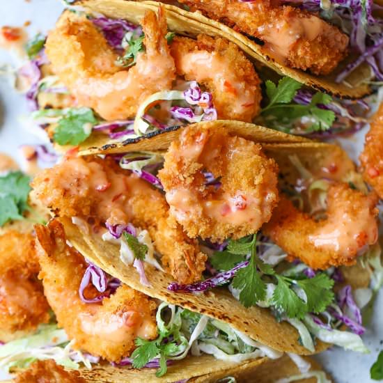 Bang Bang Shrimp Tacos