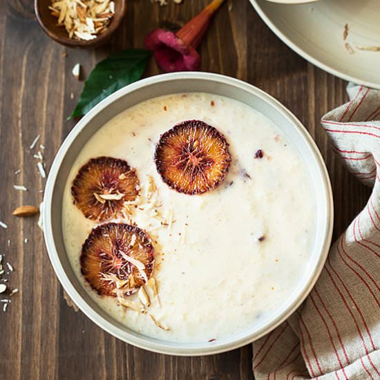 Kheer with Blood Oranges