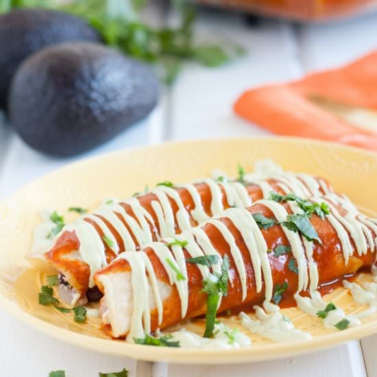 Vegan Breakfast Enchiladas