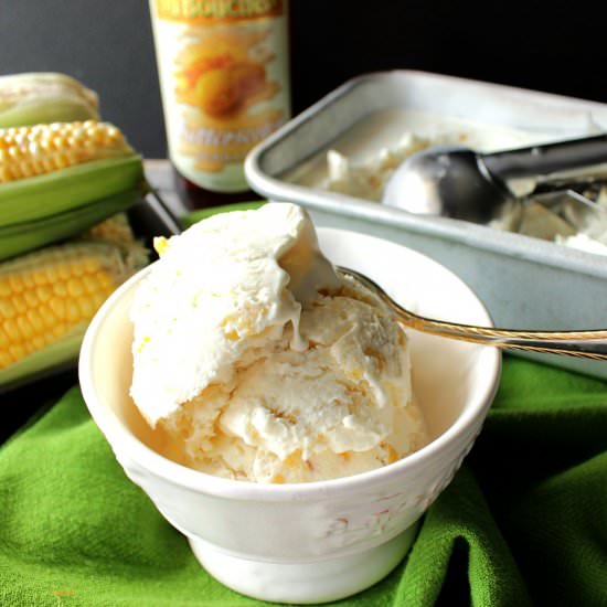 No Churn Sweet Corn Ice Cream