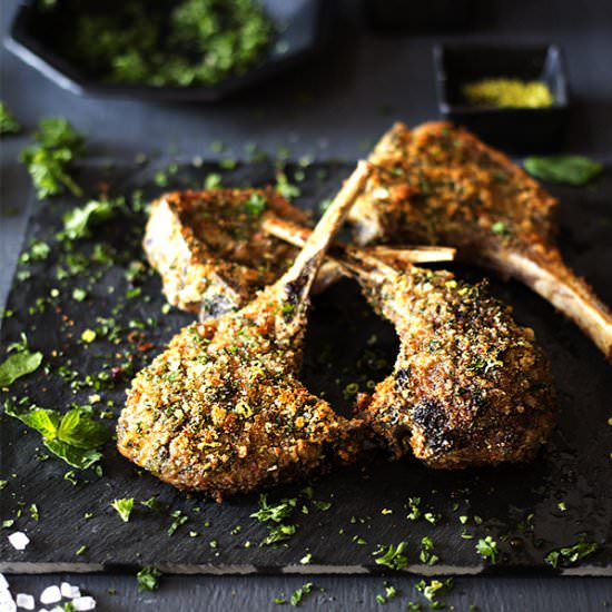 Herb and Lemon Crusted Lamb Chops