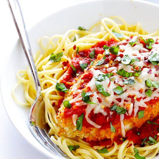 Spicy Baked Chicken Parmesan