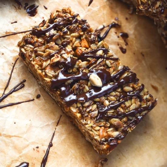 Tiki Bars! Nutty Tropical Fruit Granola Bars