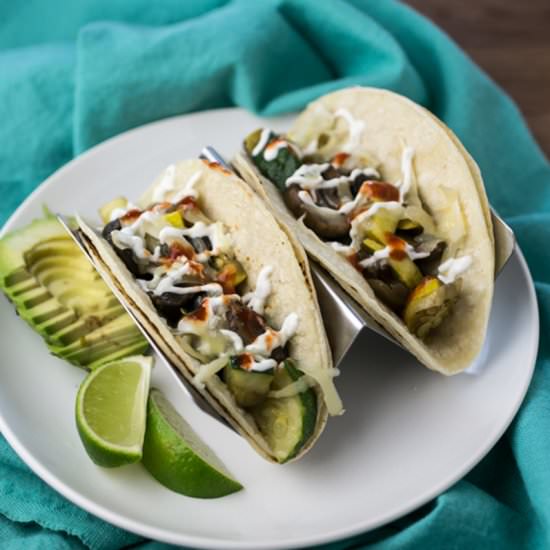 Zucchini and Yellow Squash Tacos