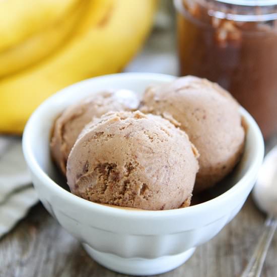 Banana Nutella Ice Cream