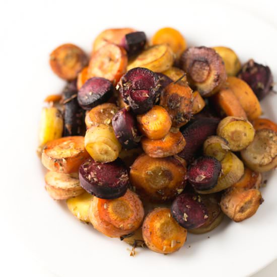 Oil Free Roasted Carrots