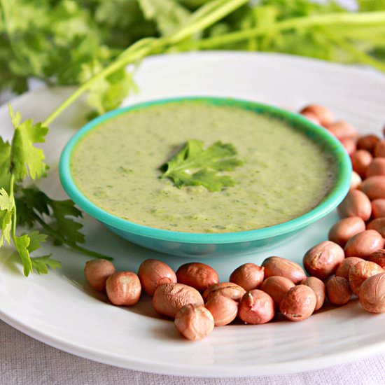 Peanut Coriander Chutney