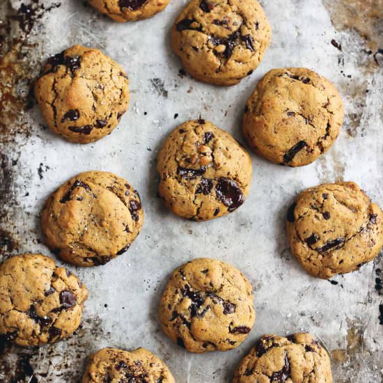 Chickpea Flour Chocolate Cookies
