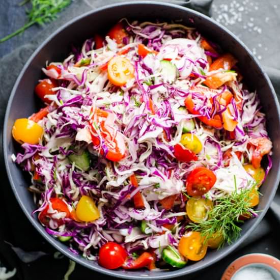 Ukrainian Dill Coleslaw