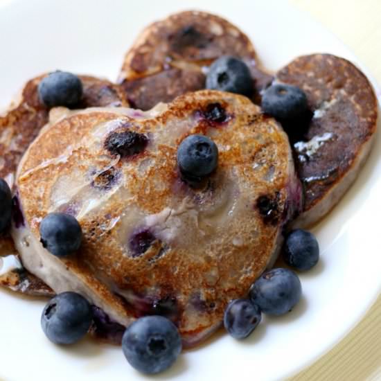 Blueberry Heartcakes
