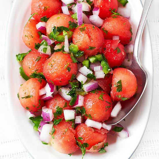 Hot Watermelon Salad