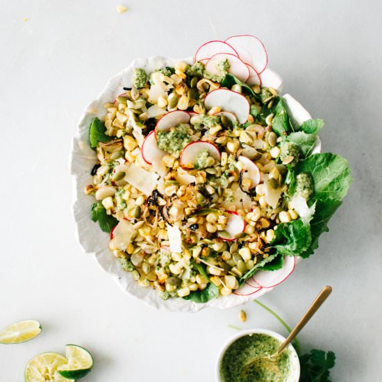 Roasted Corn & Pepita Salad