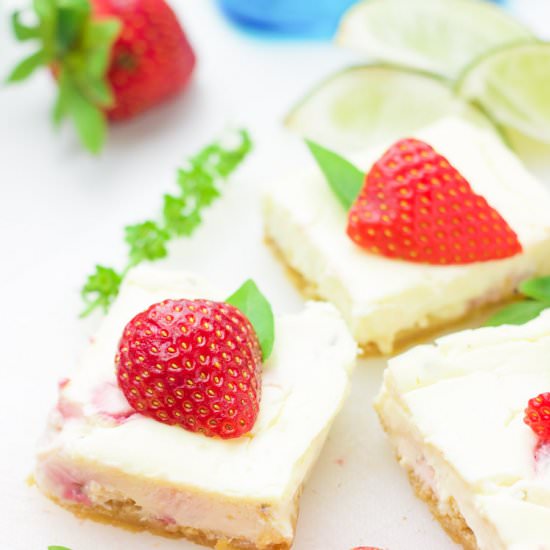 GF Strawberry Basil Margarita Bars