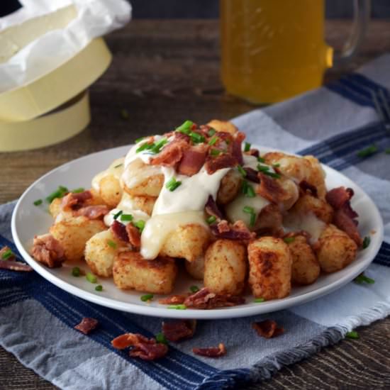 Bacon & Brie Loaded Tater Tots