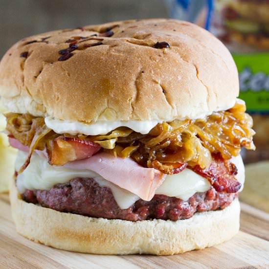 Triple Pork Burgers