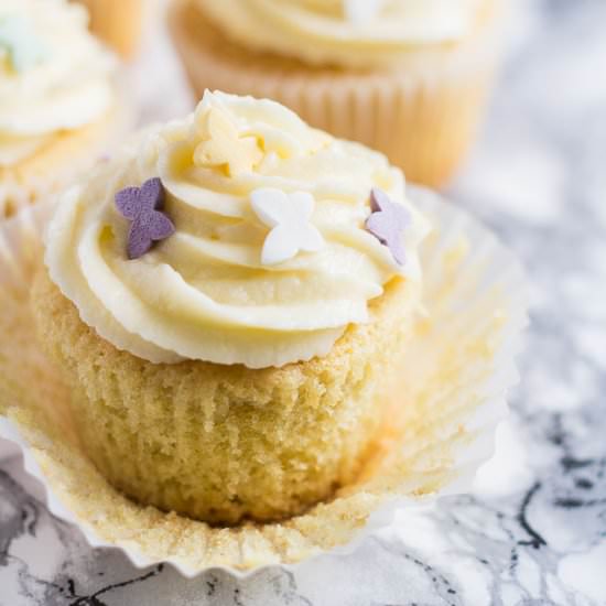 Perfect Vanilla Cupcakes