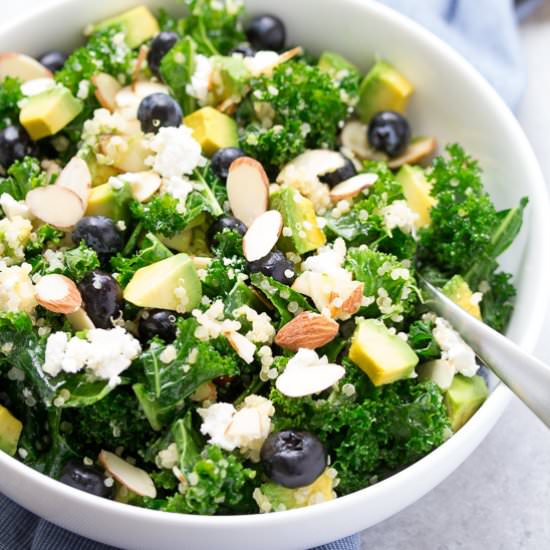 Kale Superfood Salad with Quinoa