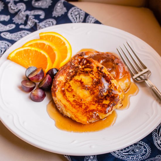Cinnamon Roll French Toast