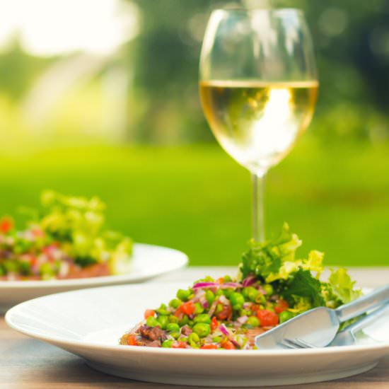 Minted Pea Salsa With Grilled Lamb