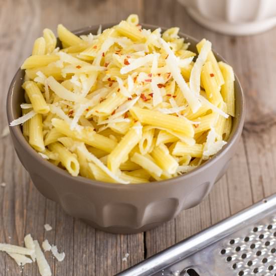 Simple Parmesan Chili Pasta