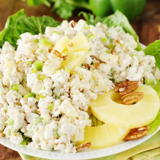 Pineapple-Pecan Chicken Salad