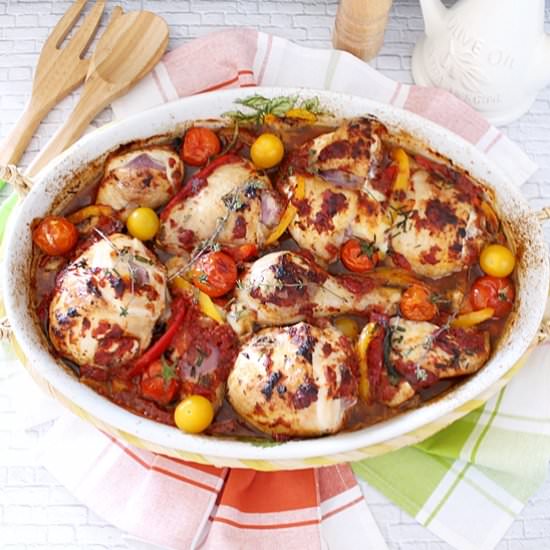 Summer Vegetables Chicken Casserole