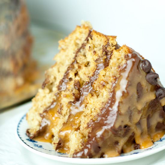 Carmelita Oatmeal Cake