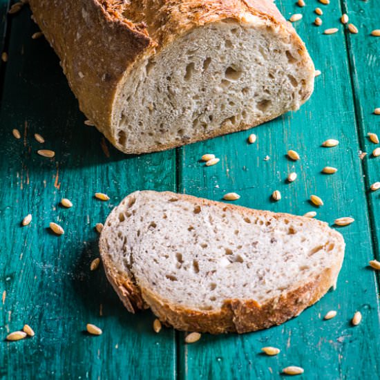 Spelt Muesli Sourdough Bread