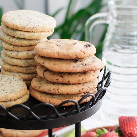 Salted Tahini Chocolate Chip Cookie