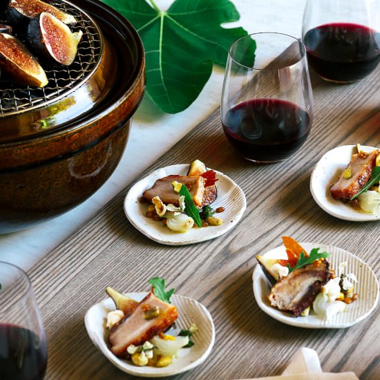 Heritage Pork Belly with Smoked Fig