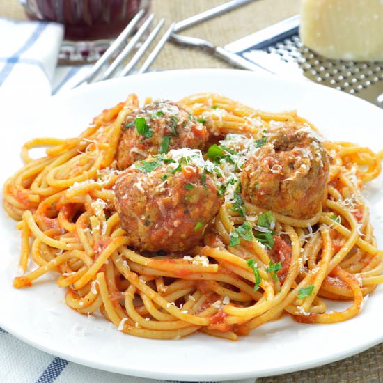 Best Damn Spaghetti & Meatballs