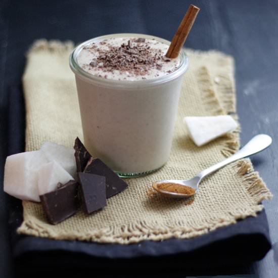 Cashew Chocolate Jicama Smoothie