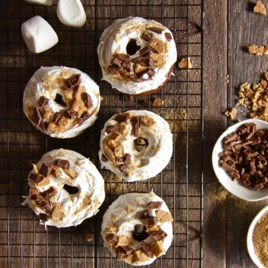 baked s’mores donuts