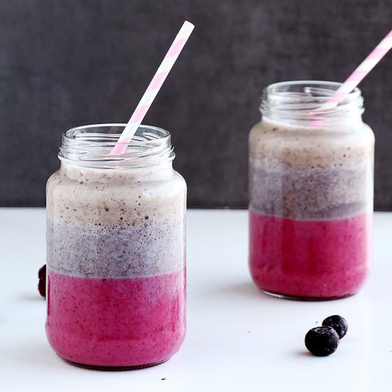 Layered Berry Smoothie