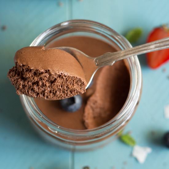 Vegan chocolate mousse