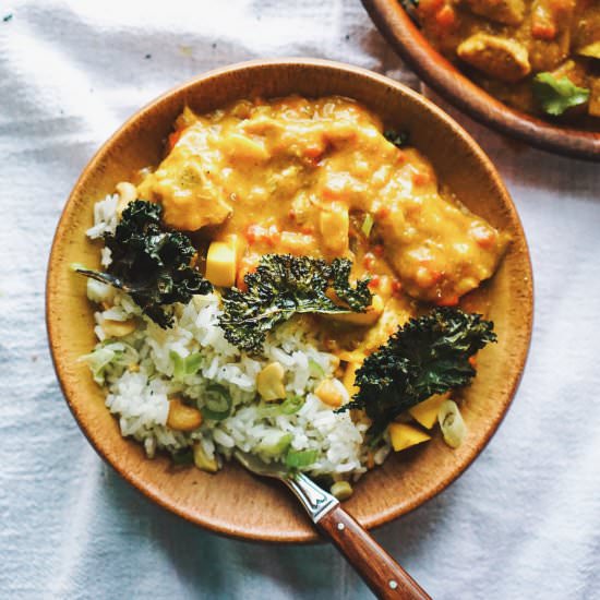 Mango Curry Chicken