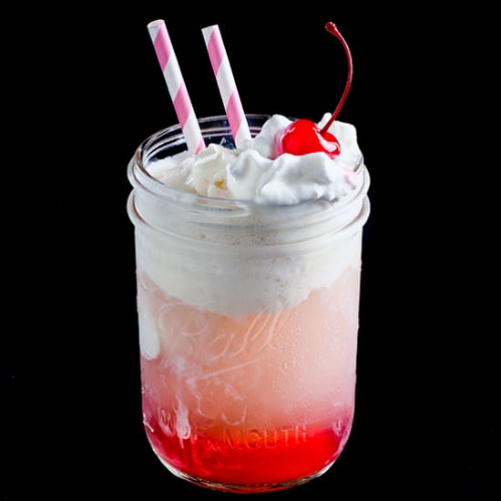 Ice Cream Shrub Soda with Booze