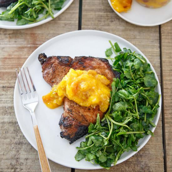 Spice Rubbed Pork Chops
