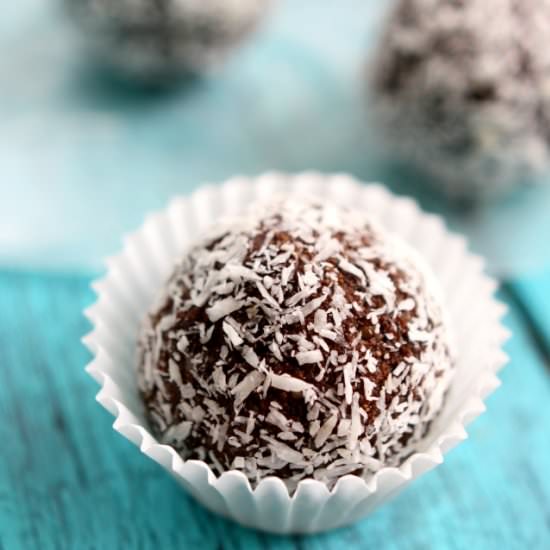 Coconut Chocolate Energy Bites