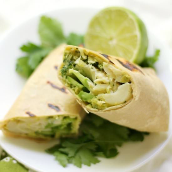 Grilled Green Goddess Wraps