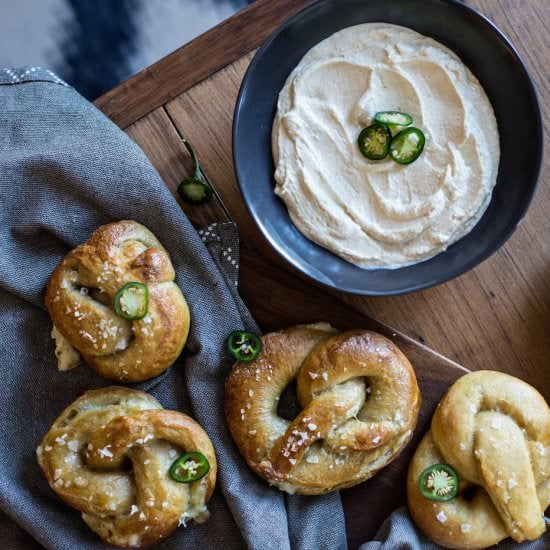 Crazy Feta Soft Pretzel Knots