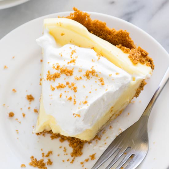 Biscoff Banana Cream Pie