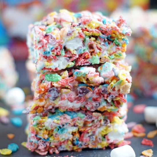 Fruity Pebbles Marshmallow Treats